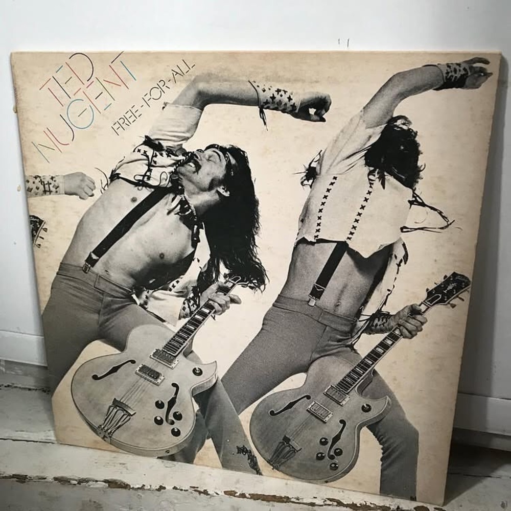1976 Ted N U G E N T- Free For A L L vinyl record